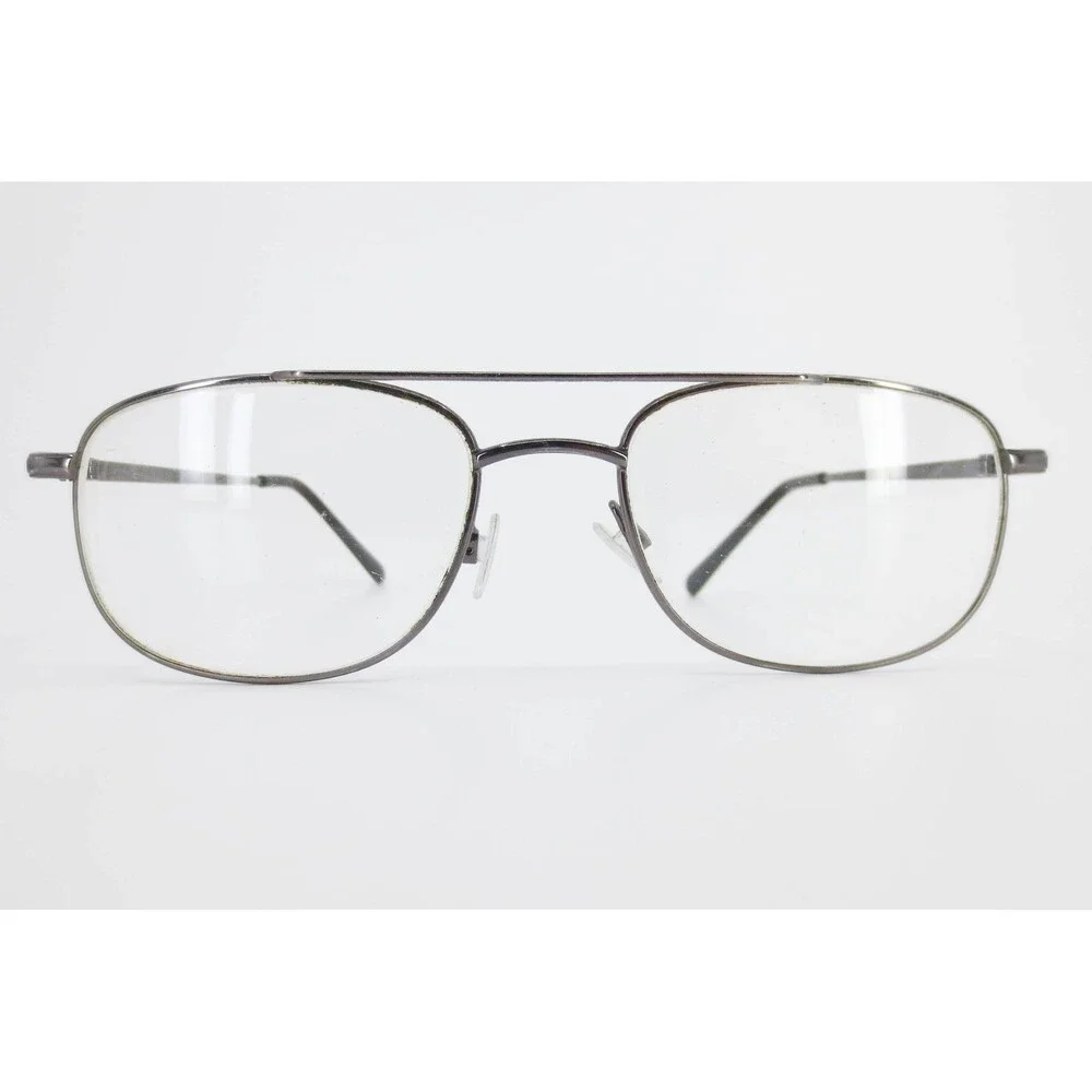 Traditions T 03 COL 20 Aviator Eyeglass Frames Gunmetal Grey 53-18-135 Metal
